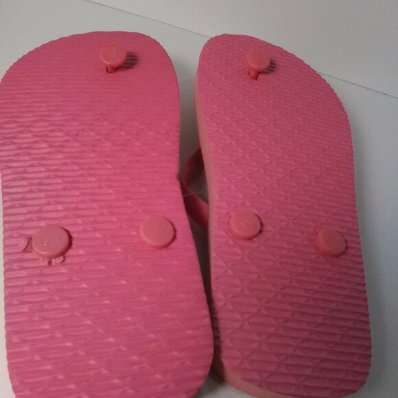 Juncture Kids/Girls Flip Flop Sandals Color Pink Floral Design Size M 13/1 NWOT - Picture 5 of 6